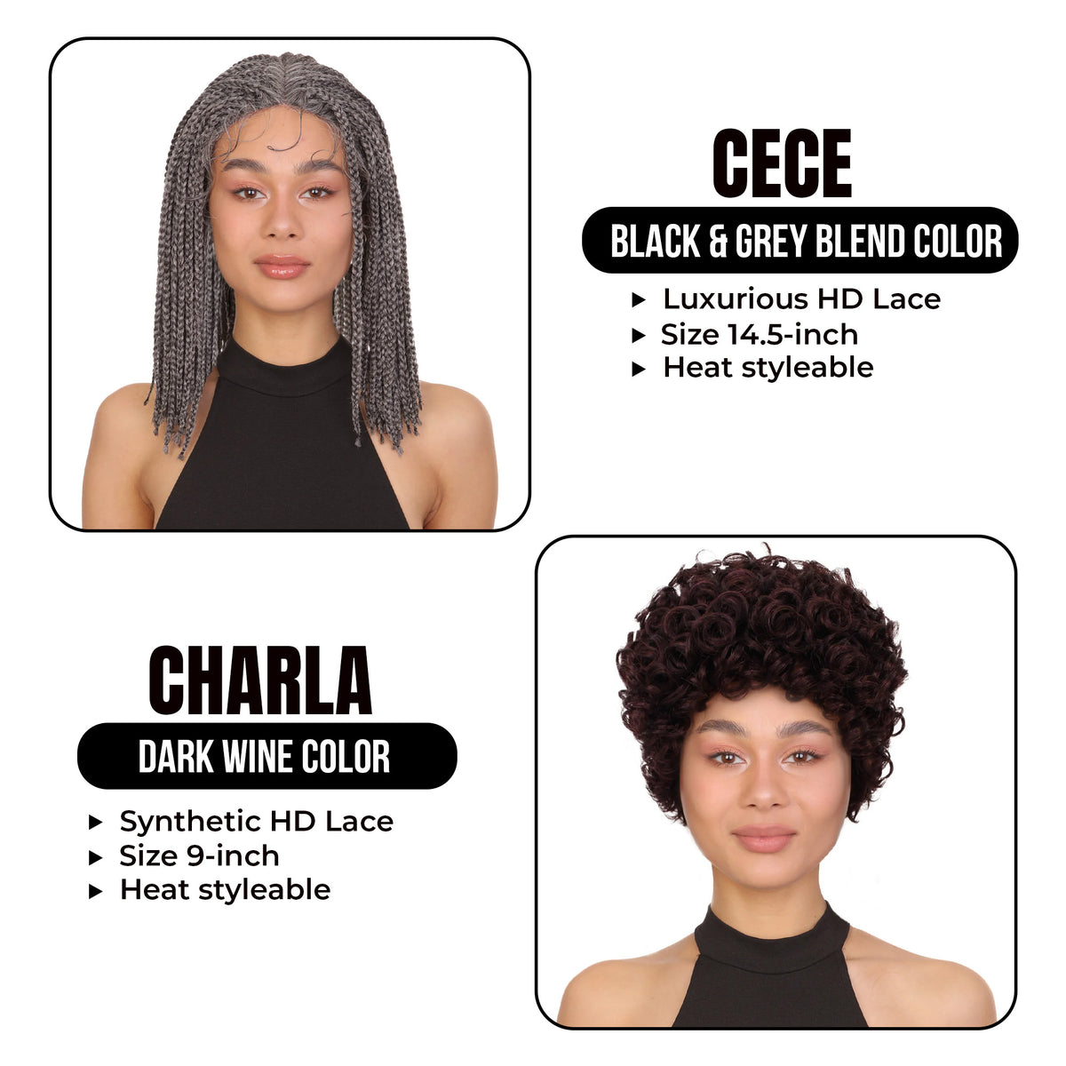 Budget Friendly Deal with Cece 14.5” HD Lace Front Braided Wig and Cha ...