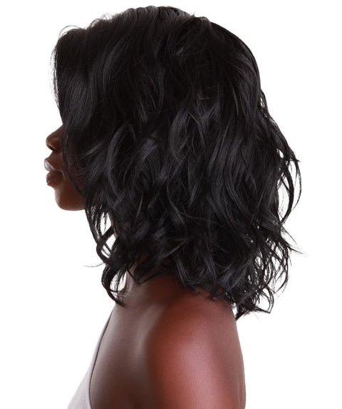 Rayana Black Light Shag Bob Lace Front Wig