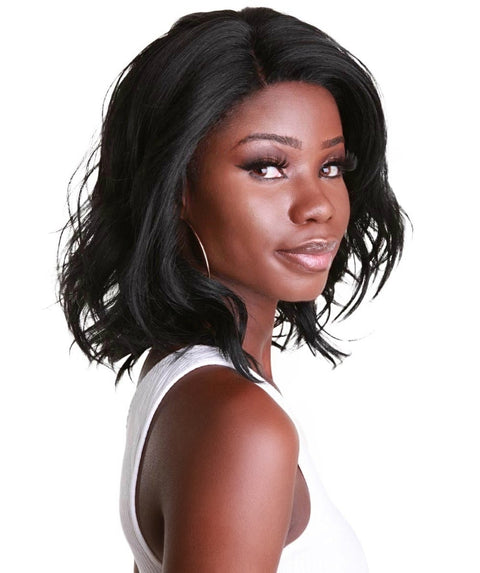 Rayana Black Light Shag Bob Lace Front Wig