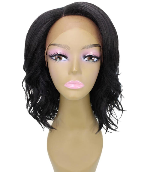 Rayana Natural Black Light Shag Bob Lace Front Wig