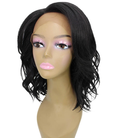 Rayana Natural Black Light Shag Bob Lace Front Wig