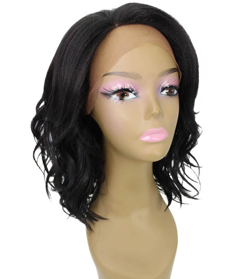 Rayana Natural Black Light Shag Bob Lace Front Wig