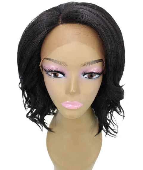 Rayana Natural Black Light Shag Bob Lace Front Wig