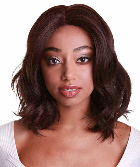 Rayana Medium Brown Light Shag Bob Lace Front Wig