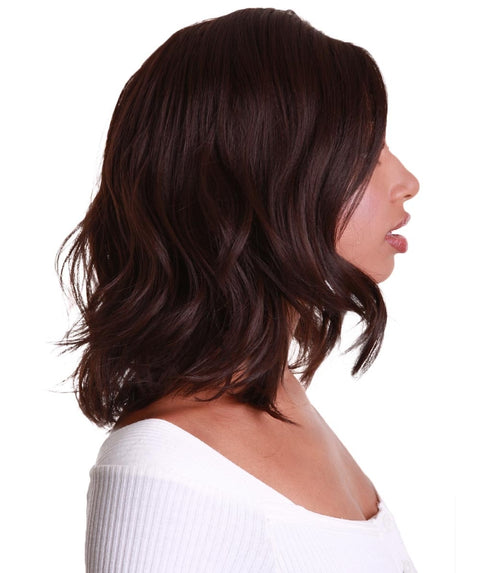 Rayana Medium Brown Light Shag Bob Lace Front Wig