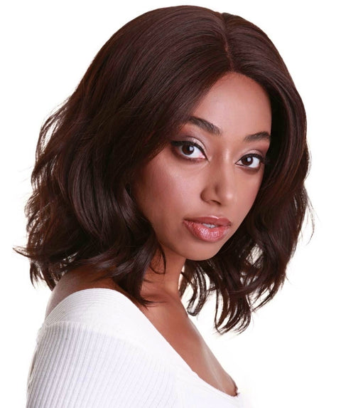 Rayana Medium Brown Light Shag Bob Lace Front Wig