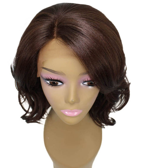 Rayana Medium Brown Light Shag Bob Lace Front Wig