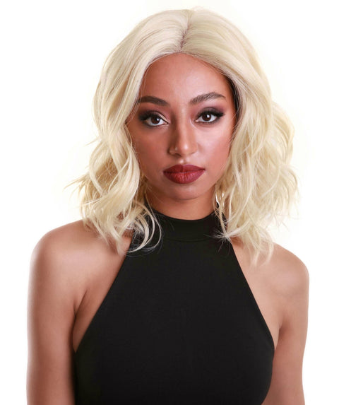 Rayana Light Blonde Light Shag Bob Lace Front Wig