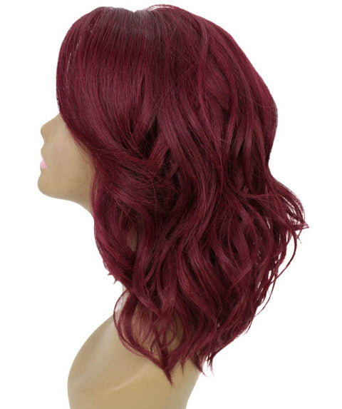 Rayana Deep Red Light Shag Bob Lace Front Wig