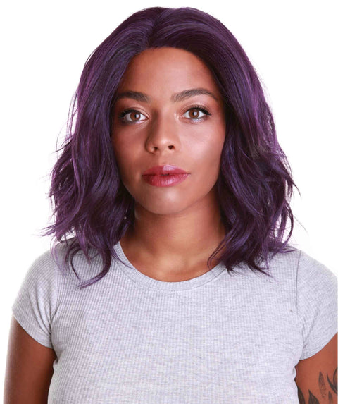 Rayana Violet Blend Light Shag Bob Lace Front Wig