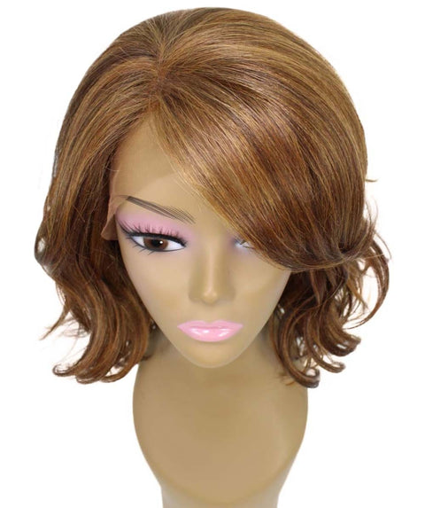 Rayana Light Brown Blend Light Shag Bob Lace Front Wig