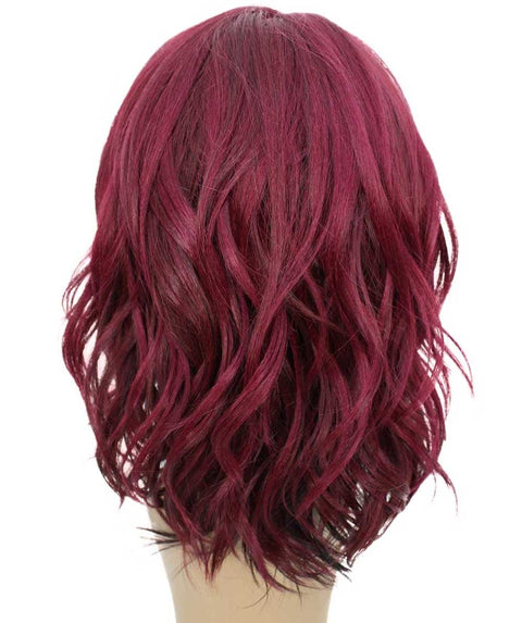 Rayana Medium Red Light Shag Bob Lace Front Wig