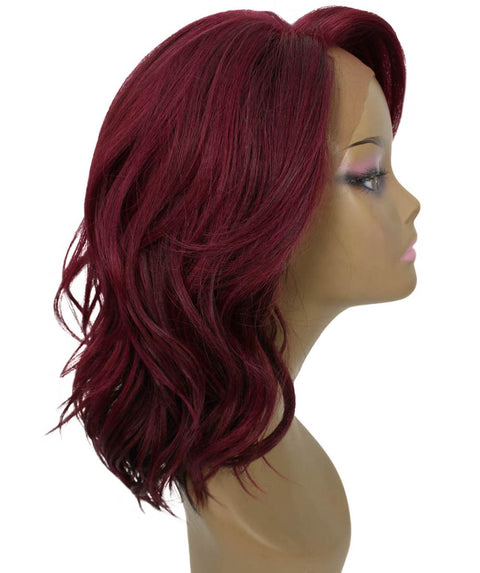 Rayana Medium Red Light Shag Bob Lace Front Wig