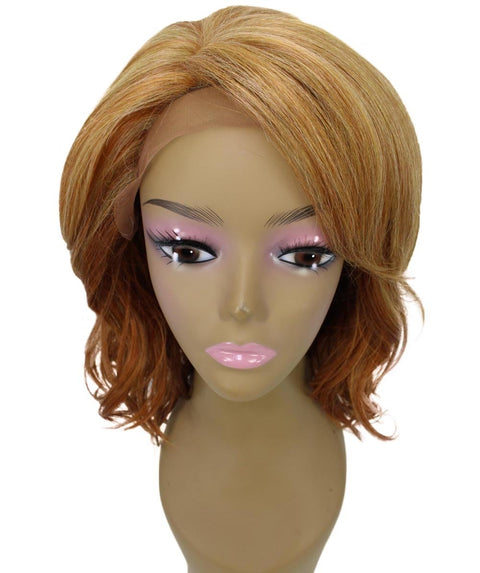 Rayana Strawberry Blonde Light Shag Bob Lace Front Wig