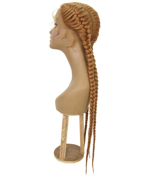 Alexus Golden Blonde Braids Lace Wig