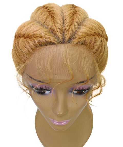 Alexus Golden Blonde Braids Lace Wig