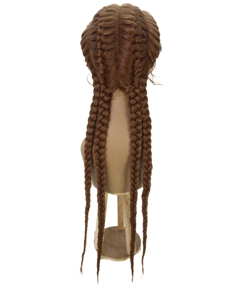 Alexus Copper Blonde Braids Lace Wig