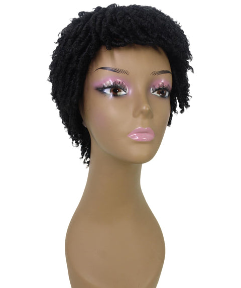 Kayla Black Short Spiral Curl Hair Wig