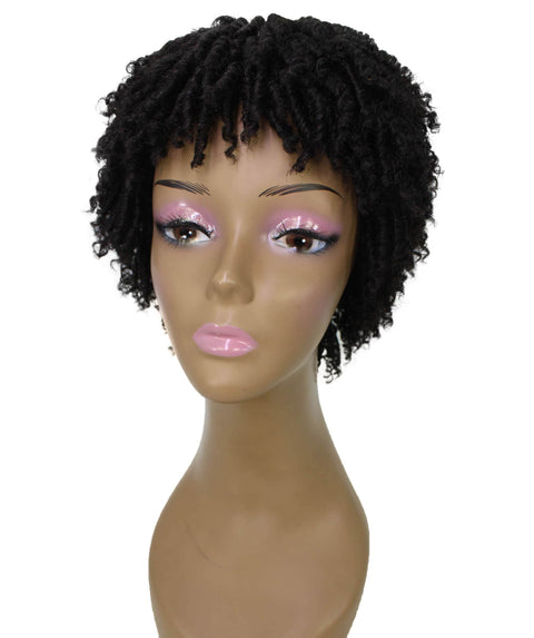 Kayla Dark Brown Short Spiral Curl Hair Wig