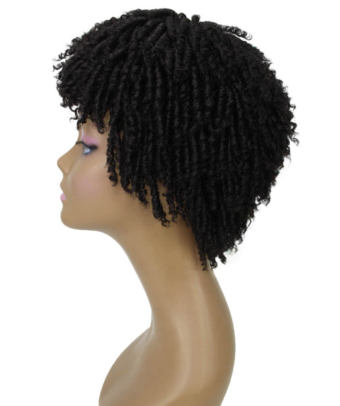 Kayla Dark Brown Short Spiral Curl Hair Wig