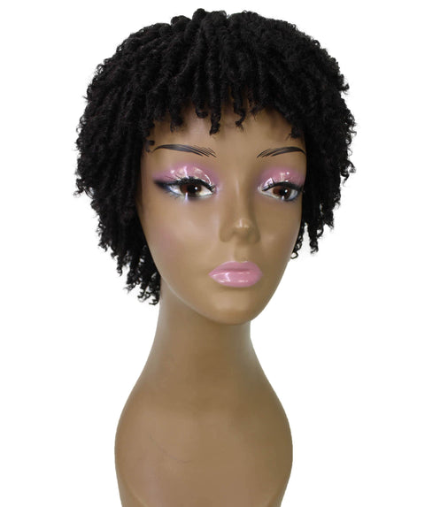 Kayla Dark Brown Short Spiral Curl Hair Wig