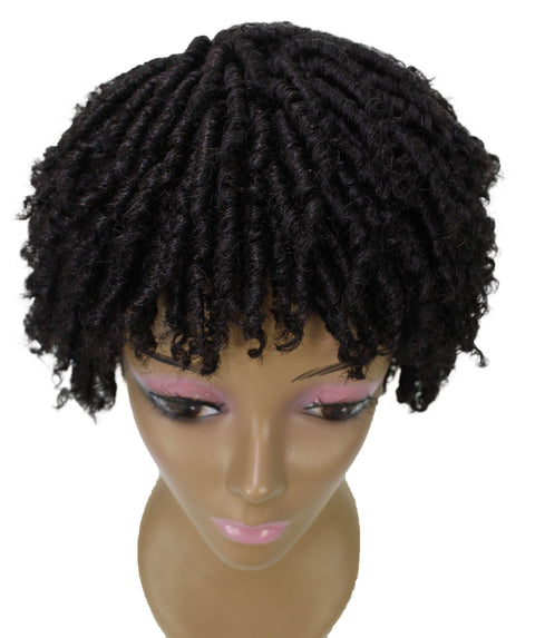 Kayla Dark Brown Short Spiral Curl Hair Wig