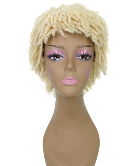 Kayla Light Blonde Spiral Curl Hair Wig