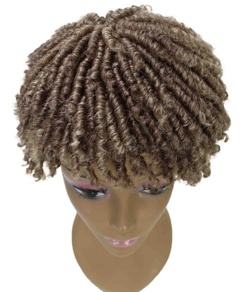 Kayla Brown and Blonde Spiral Curl Hair Wig