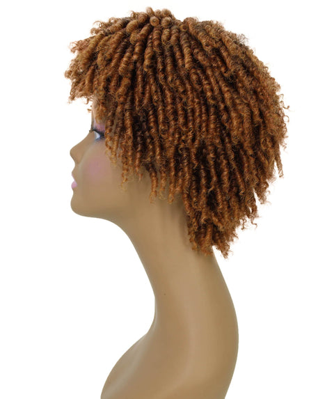 Kayla Copper Spiral Curl Hair Wig