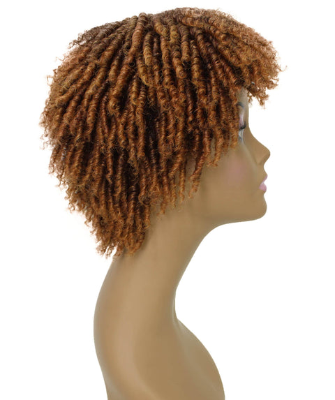 Kayla Copper Spiral Curl Hair Wig