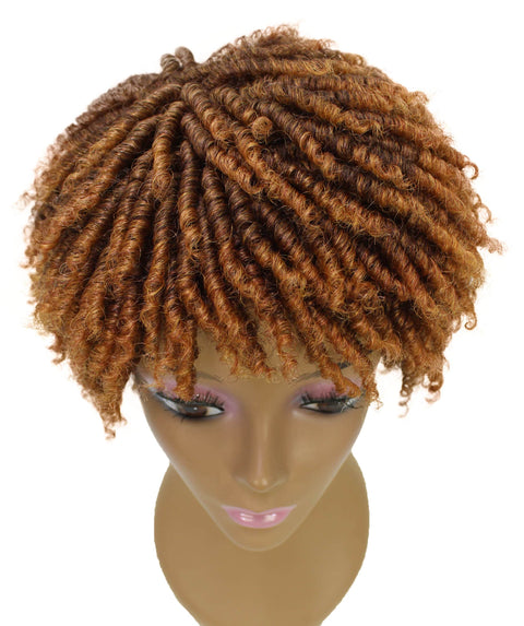 Kayla Copper Spiral Curl Hair Wig