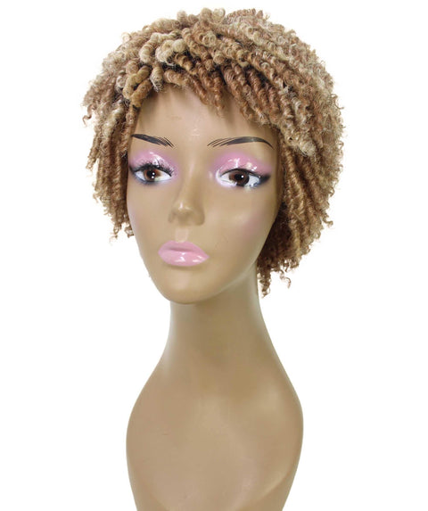 Kayla Strawberry Blonde Ombre Spiral Curl Hair Wig