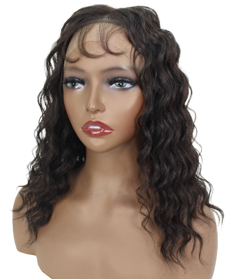 human hair lace front wig