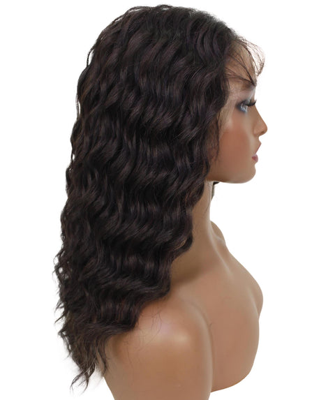 human hair lace front wig