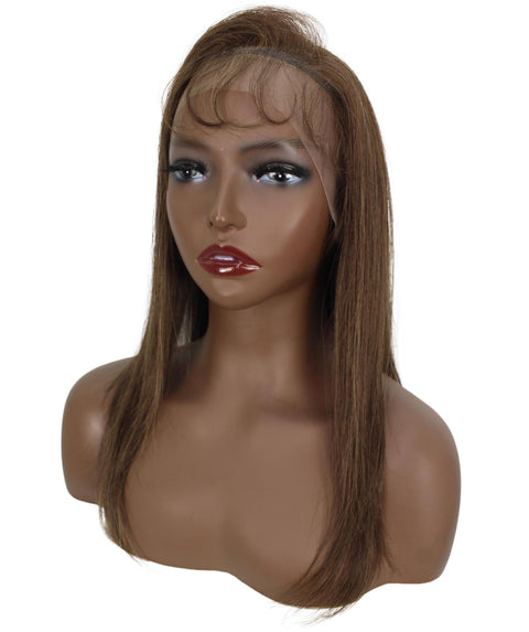 human hair lace front wig