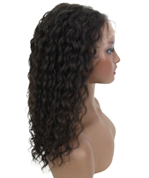 human hair lace front wig