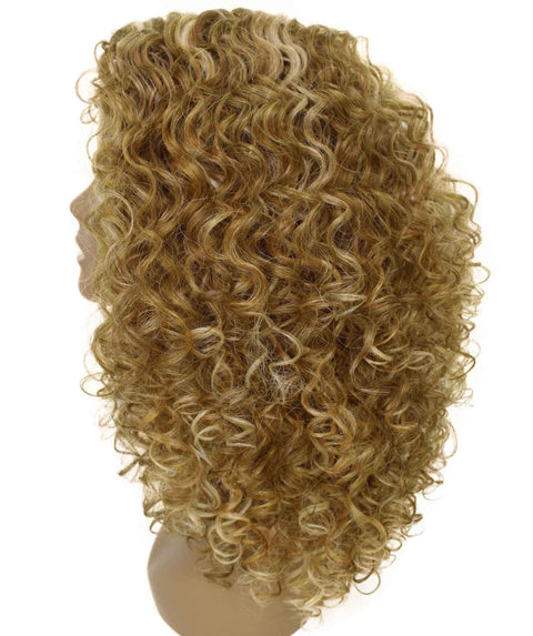 Precious Blonde Blend Trendy Afro Lace Wig