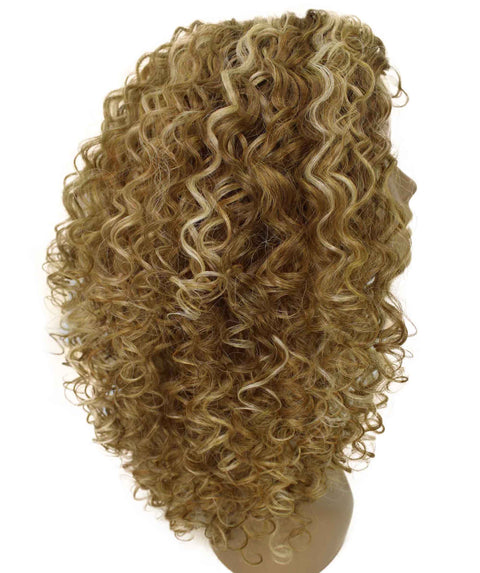 Precious Blonde Blend Trendy Afro Lace Wig