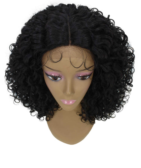 Precious Natural Black Trendy Afro Lace Wig