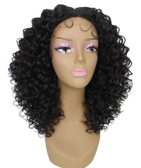 Precious Natural Black Trendy Afro Lace Wig