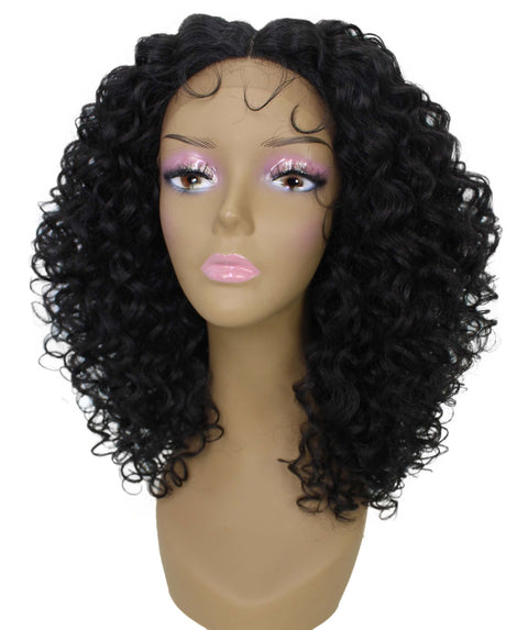 Precious Natural Black Trendy Afro Lace Wig