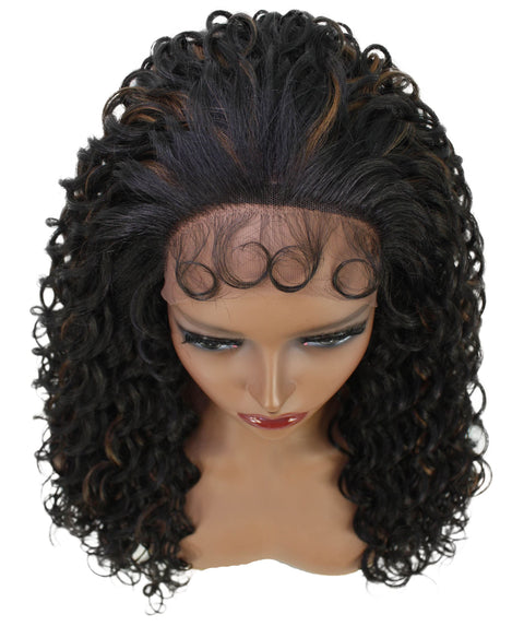 Carrie Black with Caramel Lace Wig