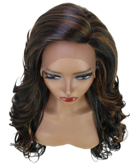 Nala Black with Caramel Glamour Lace Wig