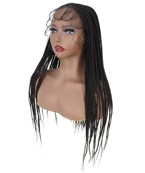 Maria Natural Black Braid Lace Wig