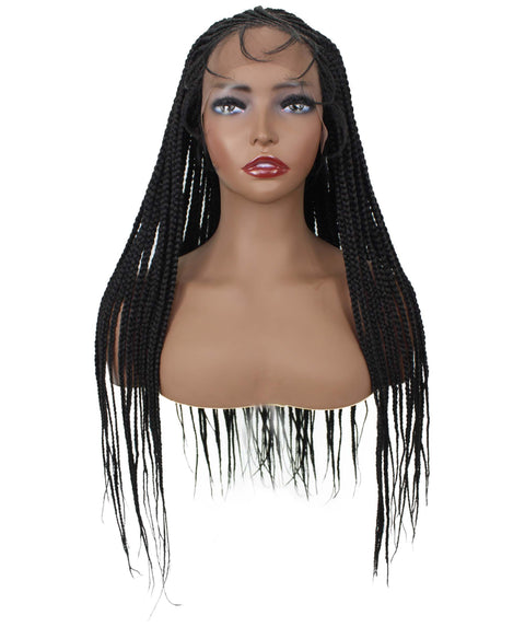 Maria Black Braid Lace Wig