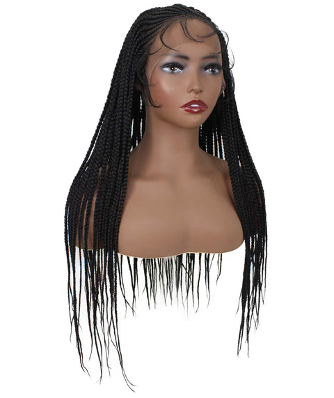 Maria Black Braid Lace Wig