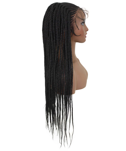 Maria Black Braid Lace Wig