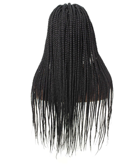 Maria Black Braid Lace Wig