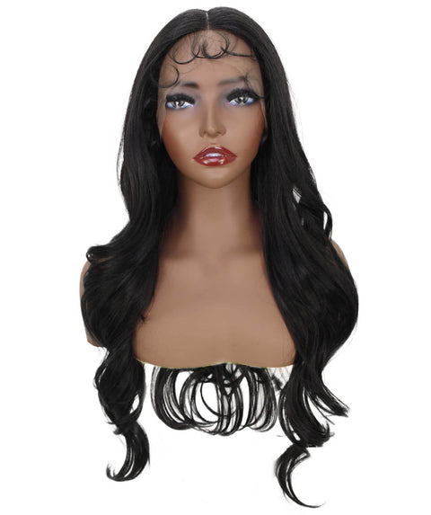 Liza Natural Black Wavy Wig