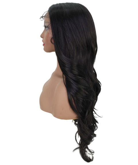 Liza Natural Black Wavy Wig